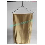 LOT, 10PCS, GOLD SATIN 132"D ROUND LINENS