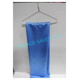 LOT, 11PCS, BLUE SATIN 132"D ROUND LINENS