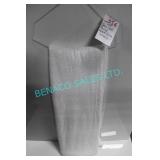 LOT, 5PCS,  WHITE GLITZ  132"D ROUND LINENS