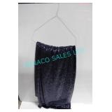 LOT, 10PCS, NAVY GLITZ 132"D ROUND LINENS