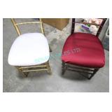 LOT,208PCS ASST BURGANDY & WHITE SATIN SEAT COVERS