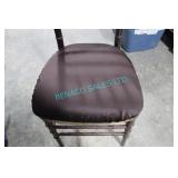 LOT,APRX 248PCS BROWN SATIN SEAT COVERS