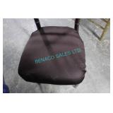 LOT, 82PCS, BROWN SATIN SEAT COVERS