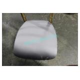 LOT, 95PCS, SILVER SATIN SEAT COVERS