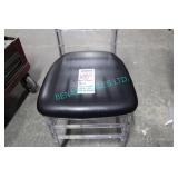 LOT, APRX 65PCS BLACK VINYL SEATS W/ VELCRO BASES
