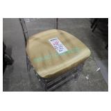 LOT, APRX 195PCS GOLD SEATS W/ VELCRO BASES