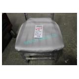 LOT, APRX 50PCS SILVER SEATS W/ VELCRO BASES