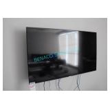 1X, SAMSUNG 55" TV W/ REMOTE (WALL MOUNTED)