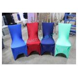 LOT, 127 SPANDEX CHAIR COVERS