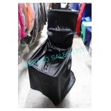 LOT, 275 PCS, BLACK SATIN CHAIR COVERS