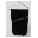 LOT, 37 PCS, BLACK SATIN DRAPING PANEL