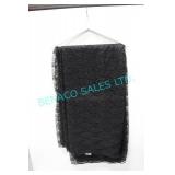LOT, 41 PCS, BLACK LACE DRAPING PANEL