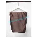 LOT, 70 PCS, CHOC BROWN SATIN DRAPERY PANEL