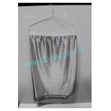 LOT, 21 PCS, SILVER SATIN DRAPING PANEL (3