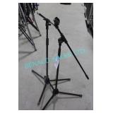 2X, BOOM BLACK MIC STANDS