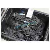 16X, ASST XLR CABLES (VARIOUS LENGTHS W/ BIN)