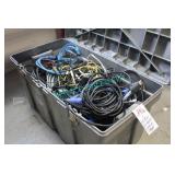 LOT, LG BIN OF ASST WIRES + CABLES