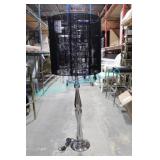 2X, 57" H, 4-BULB FREESTANDING DECO LAMPS