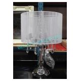 2X, 30" H 5-BULB LIGHT FIXTURES W/ WHITE SHADES