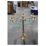 13X, 33" BRASS 4 ARM CANDELABRAS