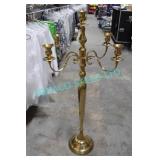 3X, 60" BRASS 4 ARM CANDELABRAS