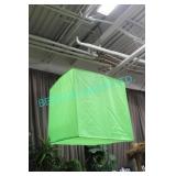 LOT, 16PCS, 33"H x 30" GREEN HANGING TENT LANTERNS