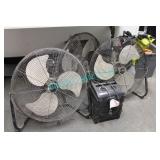 1 LOT, MC SPACE GEATER & 3 SUNBEAM FANS
