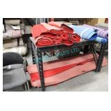 LOT, 14 ROLLS ASST SIZE RED FELT