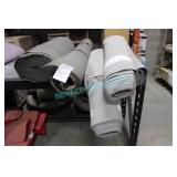 LOT, 5 ROLLS ASST SZE GREY FELT