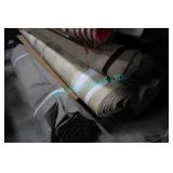 LOT, 16 ROLLS ASST SIZE CARPETS