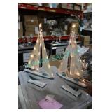 LOT, 11PCS, 12"H MINI LIGHT-UP SAILBOAT PROPS
