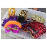 LOT, 2 BINS (APRX 60PCS) MISC MASQUERADE MASKS