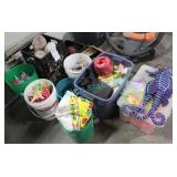 LOT, 9 BINS MISC. SAND, CORAL, ROCKS, ETC.
