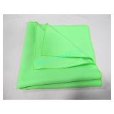 LOT,APRX 110 PCS, 16.5"x16.5" LIME GREEN POLYESTER