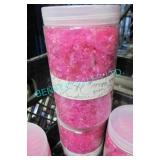 LOT, 21 NEW CONTAINERS, PINK DECOR SOFT TOUCH