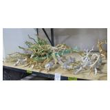 LOT, APRX 14 PCS, MISC GOLD + SILVER BRANCHES