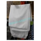 LOT, 46PCS, MISC AS-IS WHITE DRAPERY