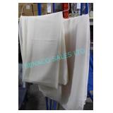 LOT, 90PCS, MISC AS-IS IVORY SHEER DRAPERY