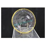 LOT, APRX 252 PCS, 13" D GOLD TRIM CHARGER PLATES
