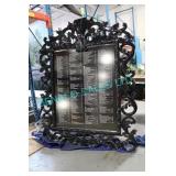 1X, 65" X 83" BLACK LEXINGTON DECORATIVE MIRROR