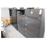 5X, ASST GLOBAL & BOULEVARD 4-DRAWER FILE CAB