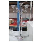 LOT, 52PCS, AS-IS 32" CRYSTAL CANDELABRAS