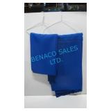 7 PCS, (2) BUFFET + (5) RND BLUE POLYESTER LINENS