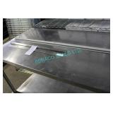 LOT, 2X S/S 30" X 46 1/2" TICKET HOLDERS