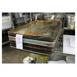 LOT, 16X 18" X 26" ALUM BAKING TRAYS