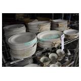 LOT,80PCS "DUDSON" 10.5" PLATES & 5"D BOWLS