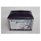 LOT, 4X CLEAR/PURPLE XPRESS NAPKIN DISPENSERS
