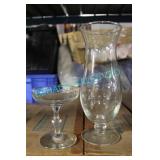 LOT,34PC 5.5oz CHAMPAGNE&8PC 22oz HURRICANE GLASS