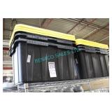 LOT, 6X 102L, TOUGH TOTES W/ LIDS (29 x 20 x 15H)