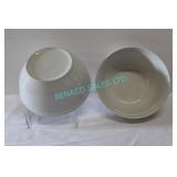 LOT, 27PCS, 6 WHITE BOWLS